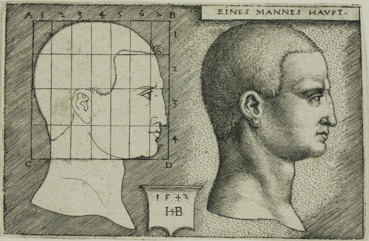 Profile Study of Man's Head — Hans Sebald Beham