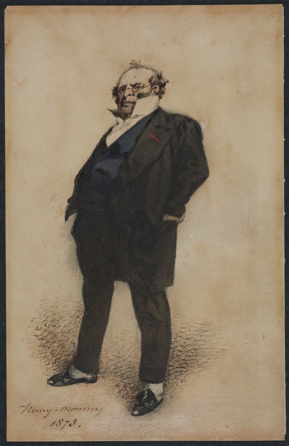 Self-Portrait in the Role of M. Prud'homme  — Henry Bonaventure Monnier