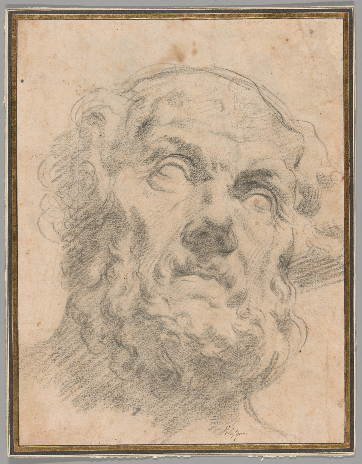 Head of an Old Man, possibly Seneca — Circle of Peter Paul Rubens