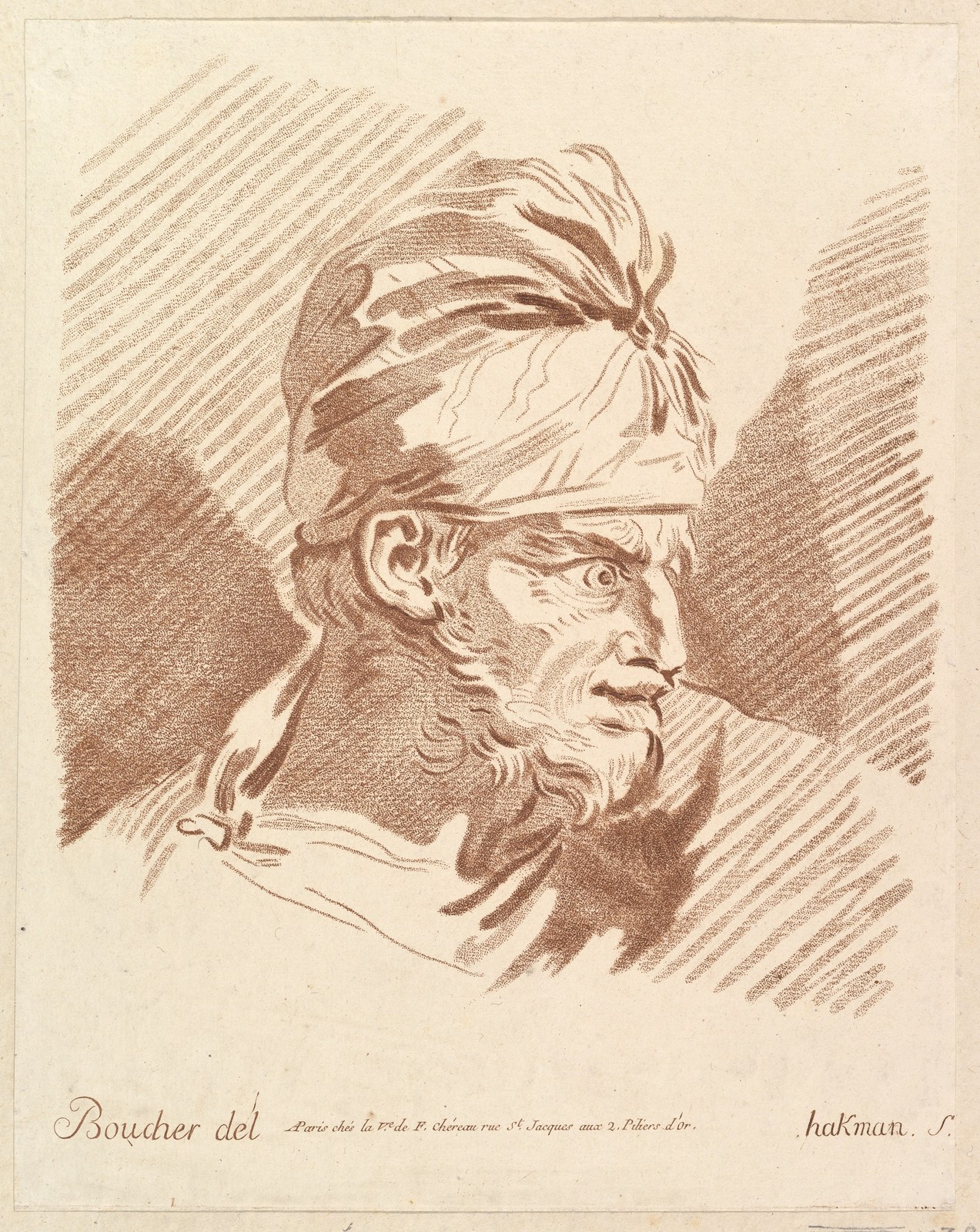 Head of a Man Wearing a Turban — Hakman