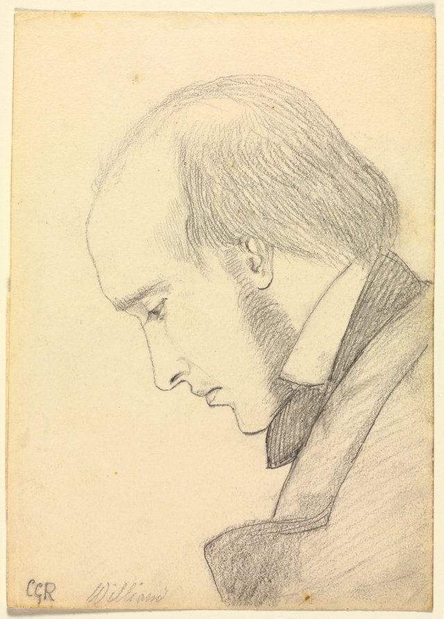 Portrait of William Michael Rossetti — Christina Georgina Rossetti