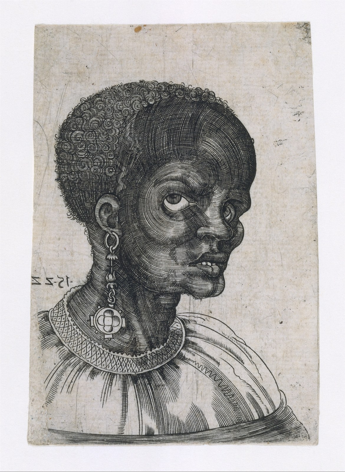 Head of a Man in Three-Quarter Profile — Frans Crabbe van Espleghem