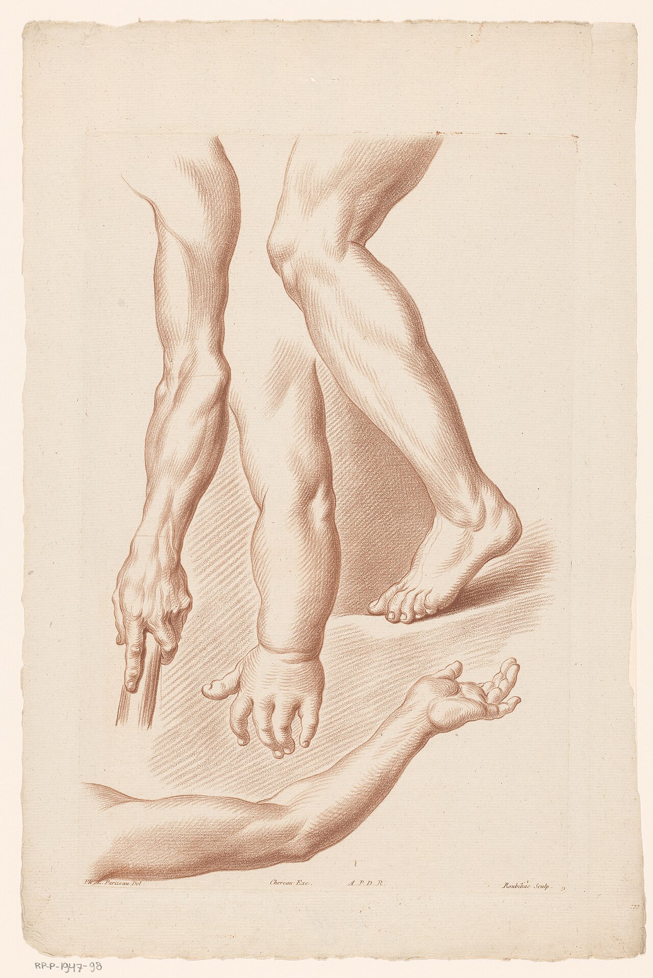 Compositie met armen en benen, RP-P-1947-98 — Artiste inconnu