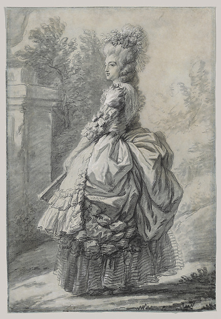 Marie Antoinette in a Park — Elisabeth Louise Vigée Le Brun