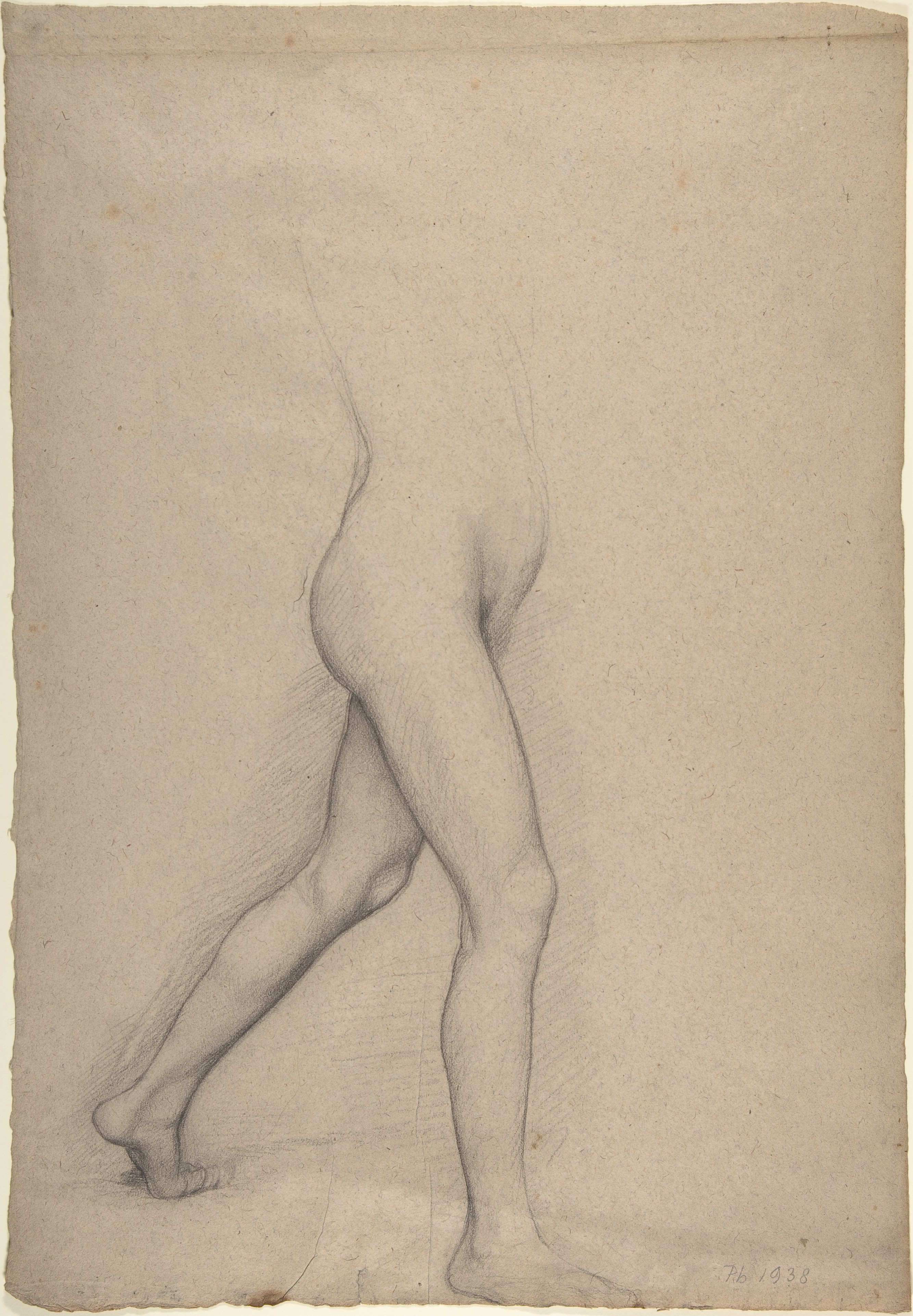 [PIEDI] Study of a Girl's Legs for the painting "Young Spartans" — Edgar Degas