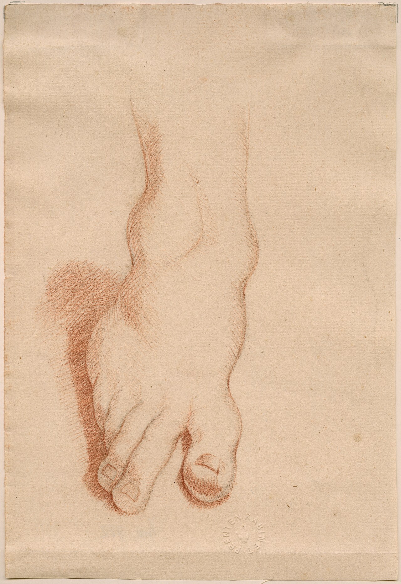 [PIEDI] Studie van een voet, objectno PK.OT.00932 — Artista ignoto