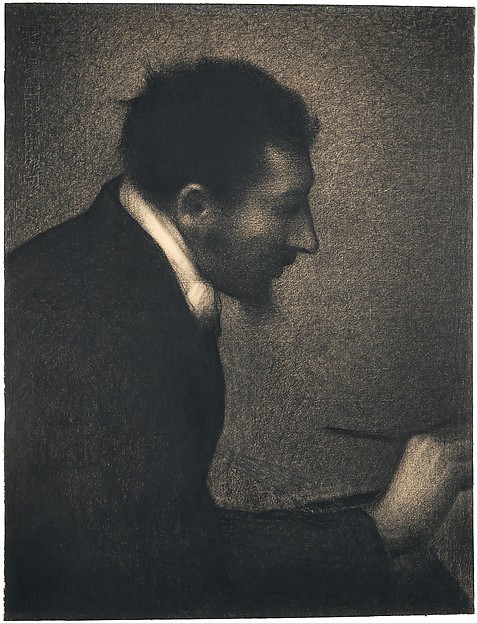 Aman-Jean (Portrait of Edmond François Aman-Jean) — Georges Seurat
