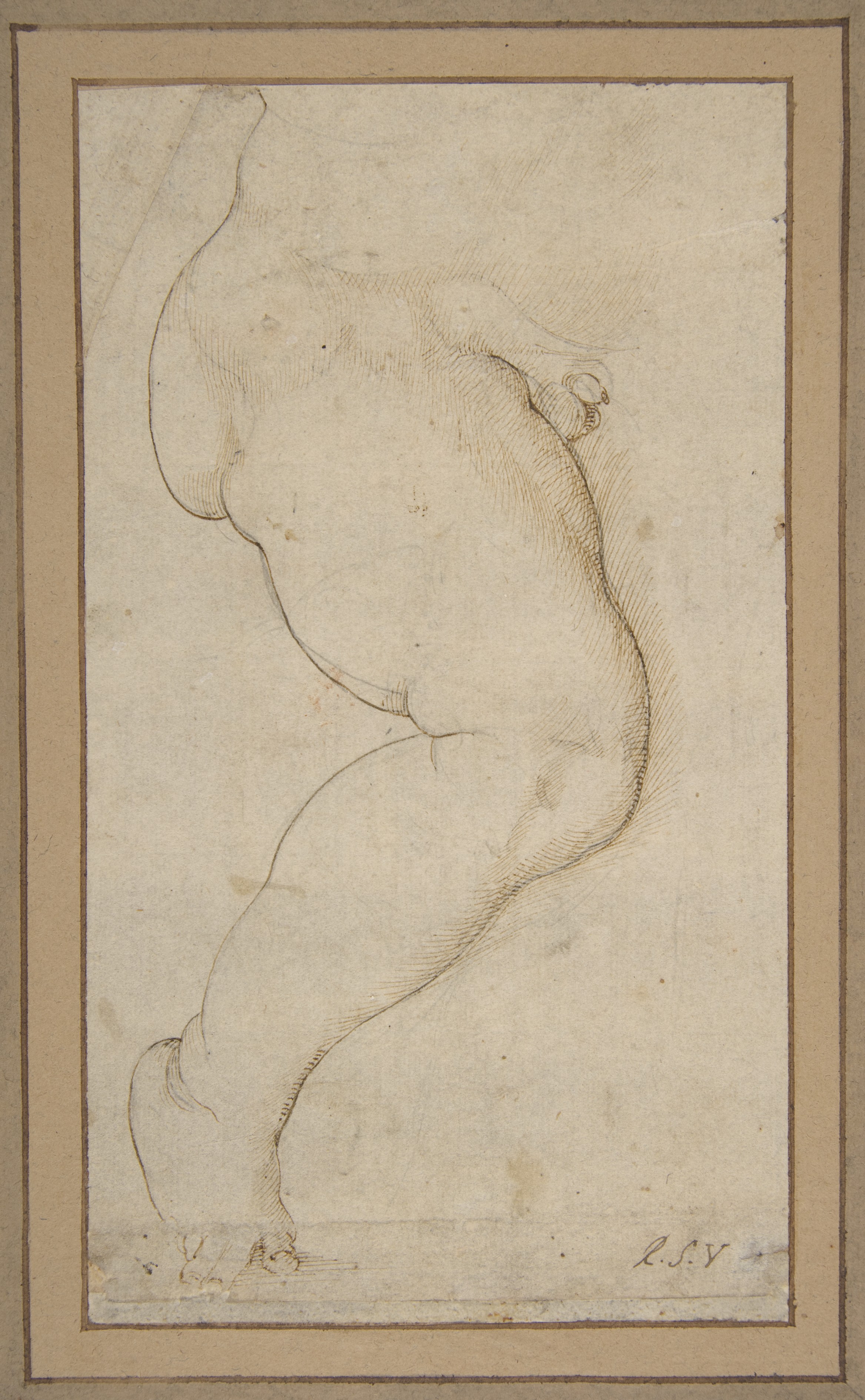 [PIEDI] Study of the Right Leg of a Male Child — Raphael