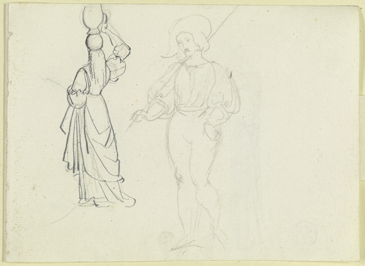 [SCHIENA] Figural studies (SM 199z) — Carl Philipp Karl Philipp Fohr Fohr