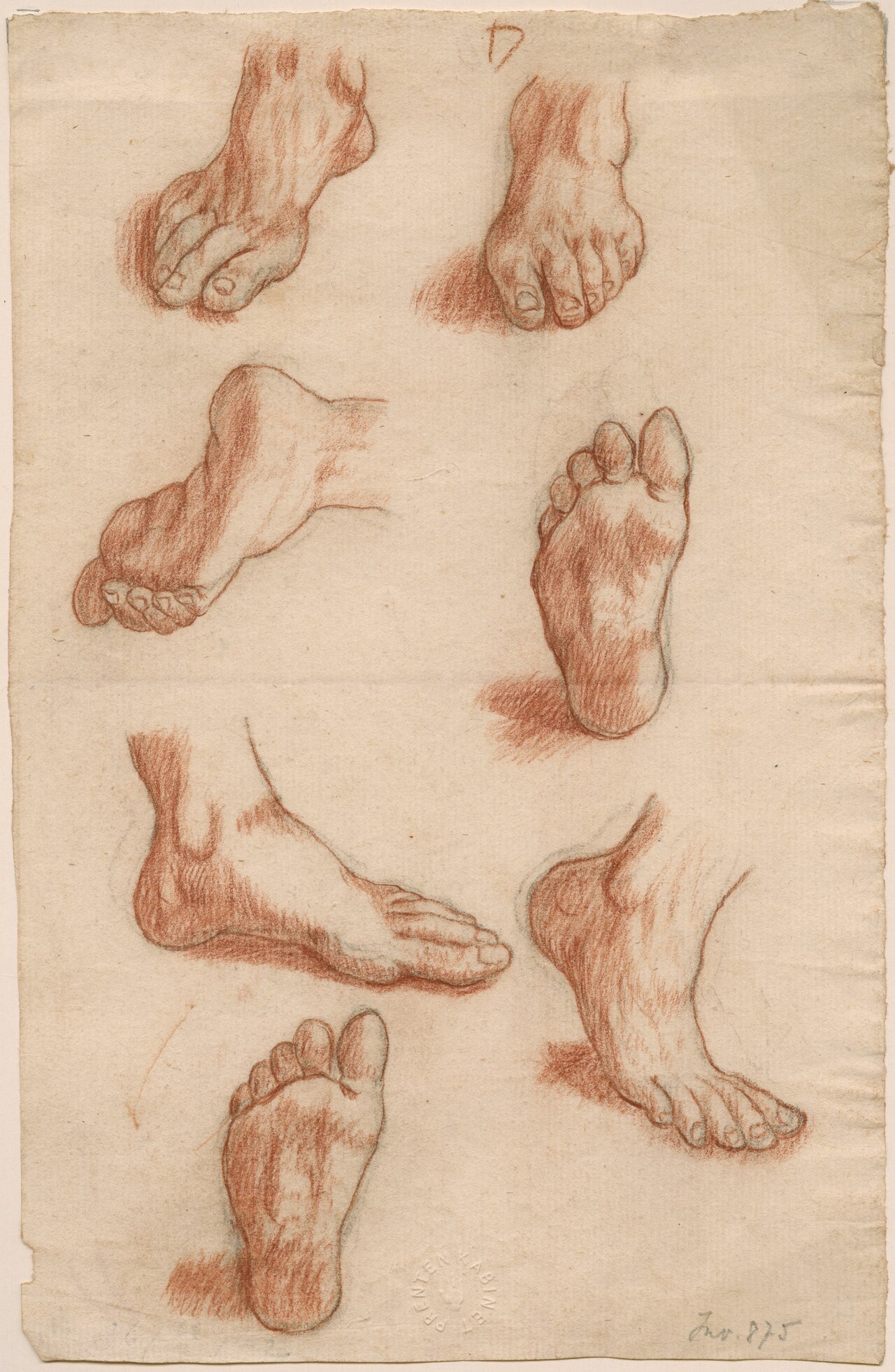 [PIEDI] Studie van voeten, objectno PK.OT.00875 — Unbekannter Künstler