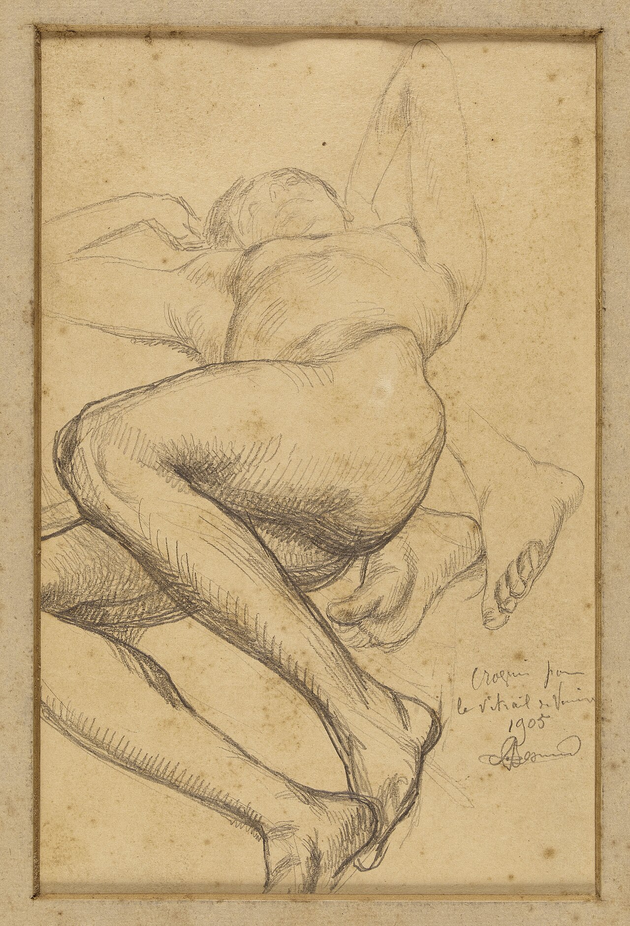 [PIEDI] Etude de femme et fragment, PPD4582 — Albert Besnard