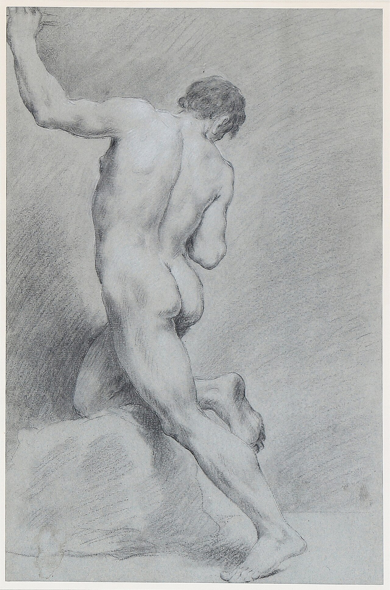 [SCHIENA] Male nude study - 1 — Unbekannter Künstler