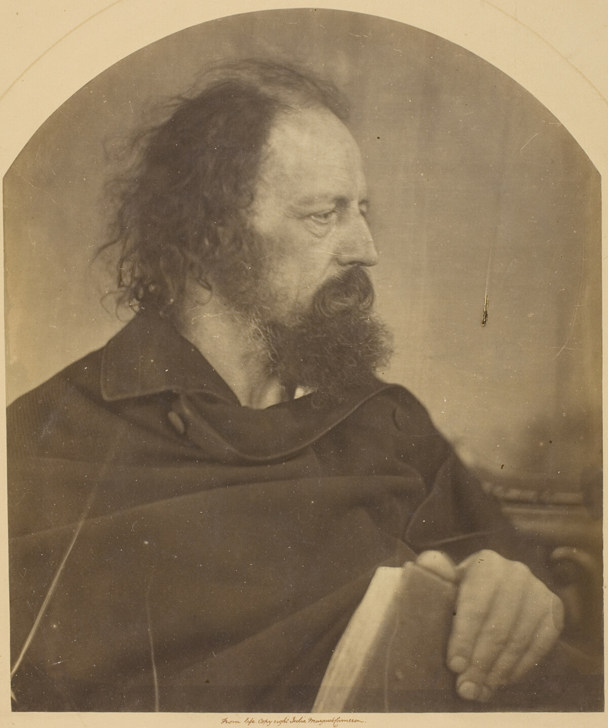 The Dirty Monk, Alfred Tennyson — Julia Margaret Cameron