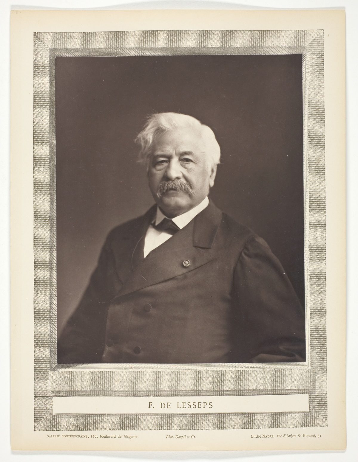 F. de Lesseps — Nadar