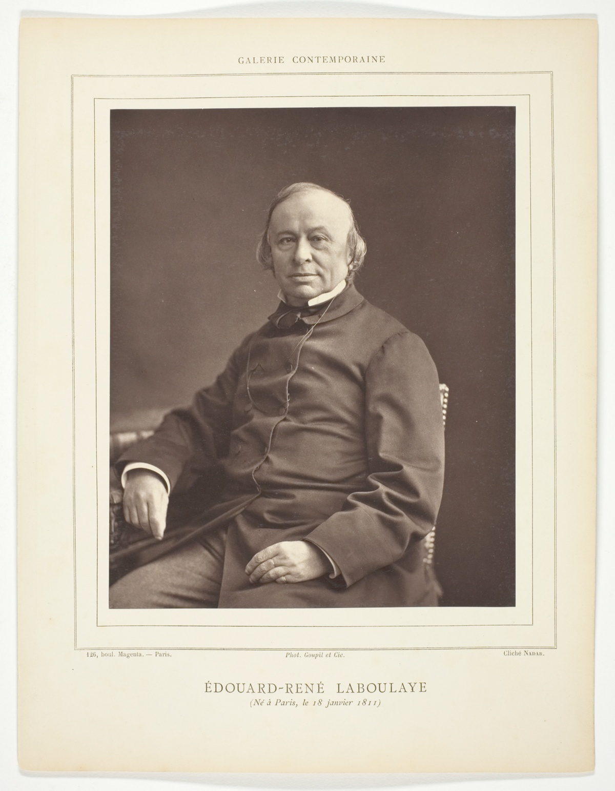 Edmond-René Laboulaye — Nadar