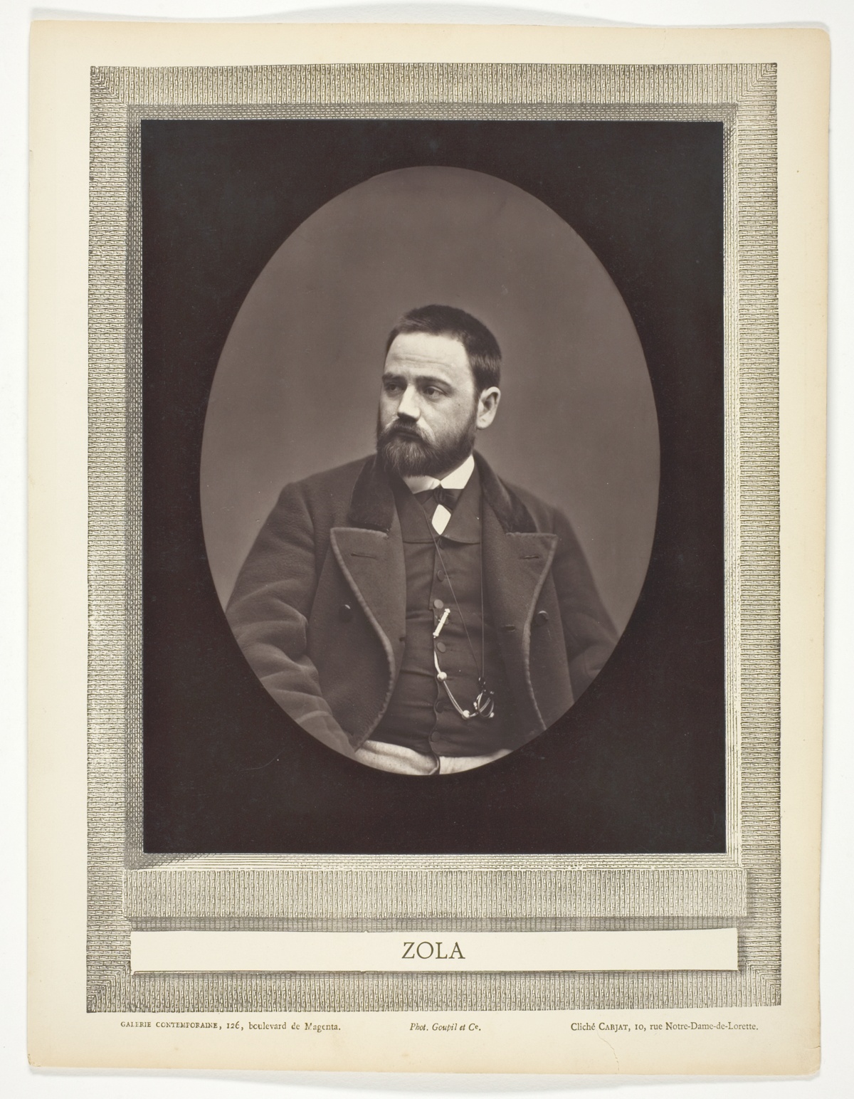 Émile Zola (French novelist, playwright, and journalist, 1840-1902) — Etienne Carjat