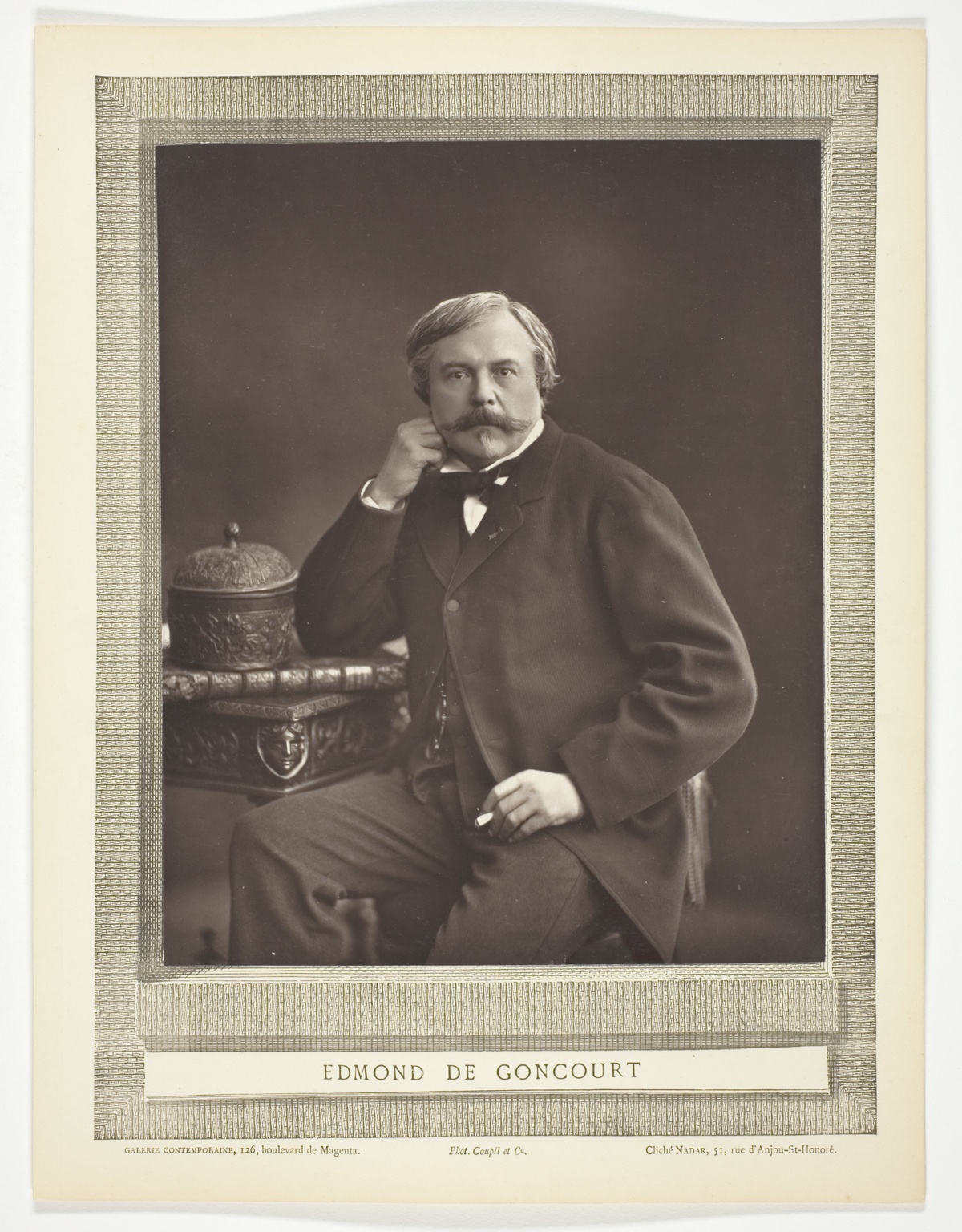 Edmond de Goncourt (French writer and critic, 1822-1896) — Nadar
