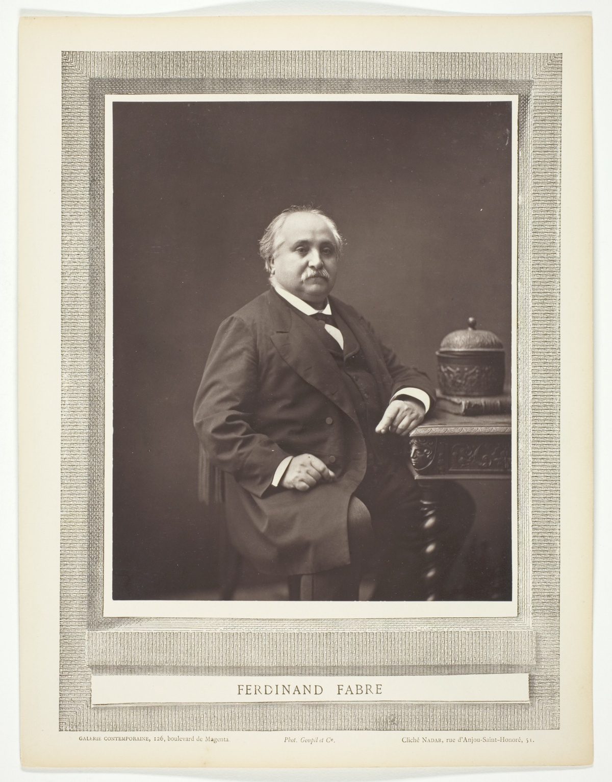 Ferdinand Fabre — Nadar