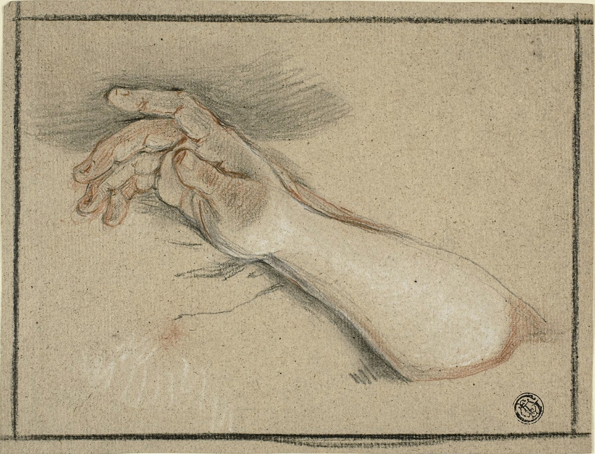 Hand and Forearm — Antoine Coypel