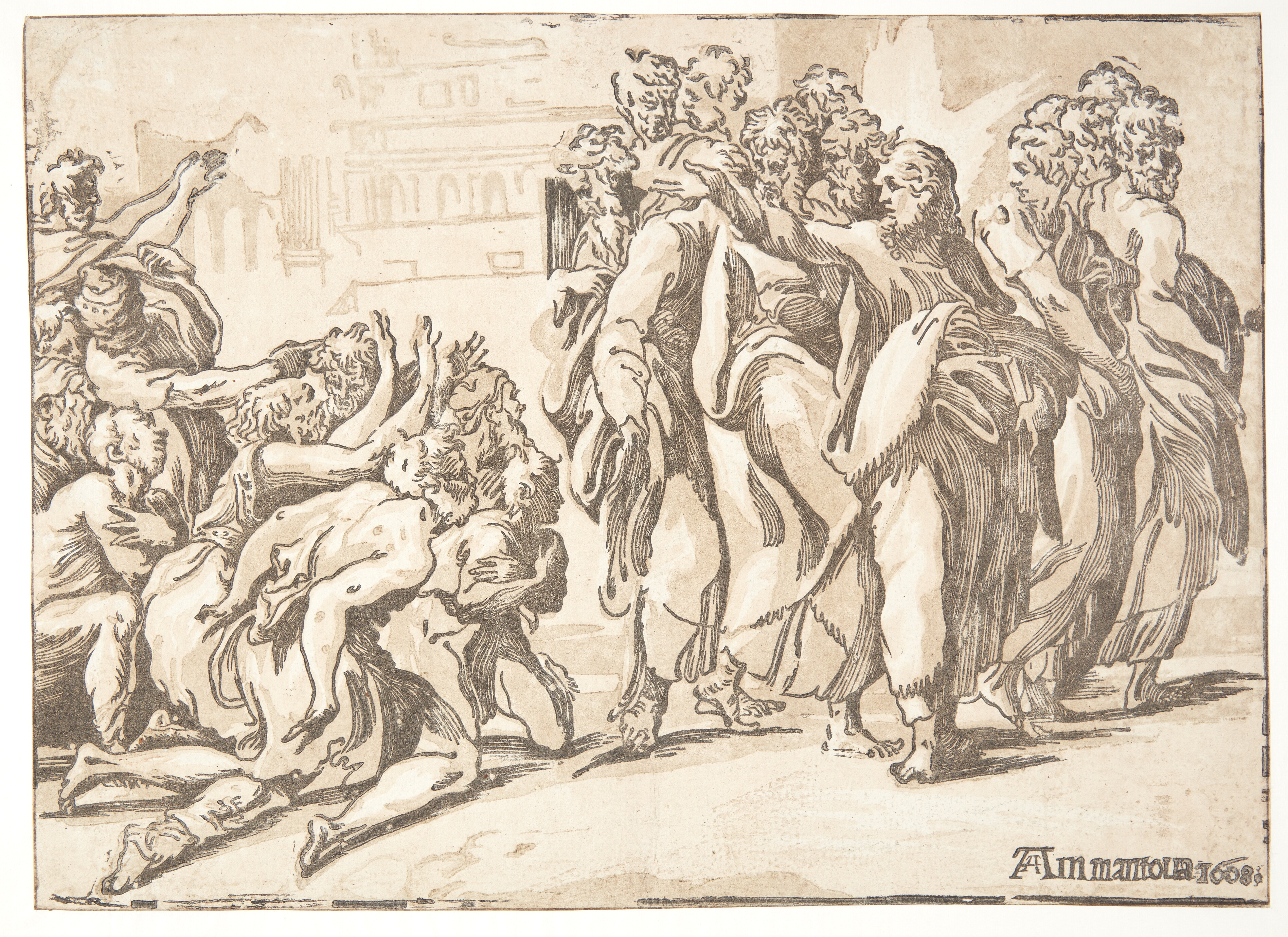 Kristus helbreder de spedalske — Nicolò Vicentino