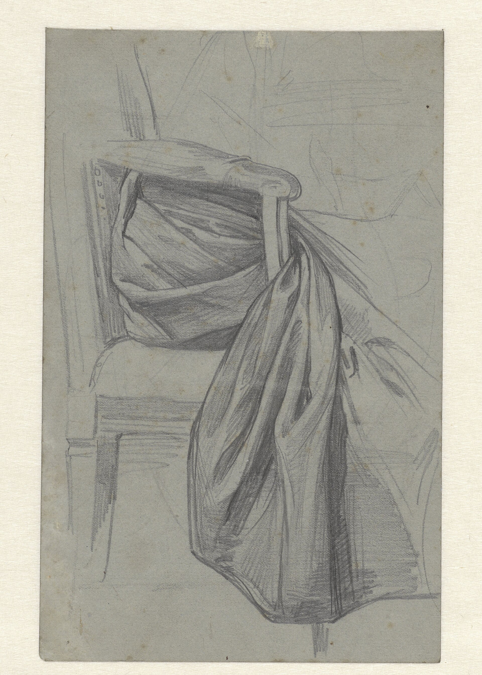 Draperiestudie van een rok, RP-T-1949-71(R) — Unbekannter Künstler