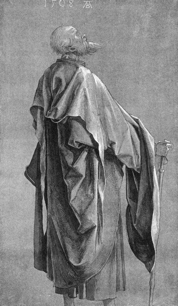 Study of Drapery — Albrecht Dürer