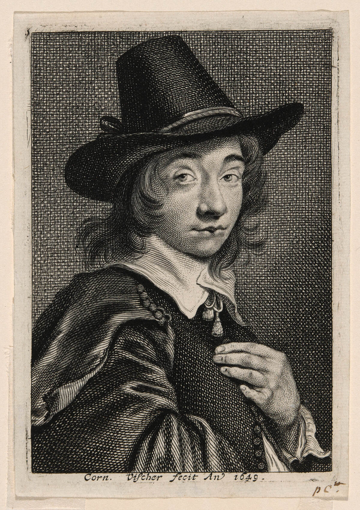 Self-Portrait — Cornelis Visscher