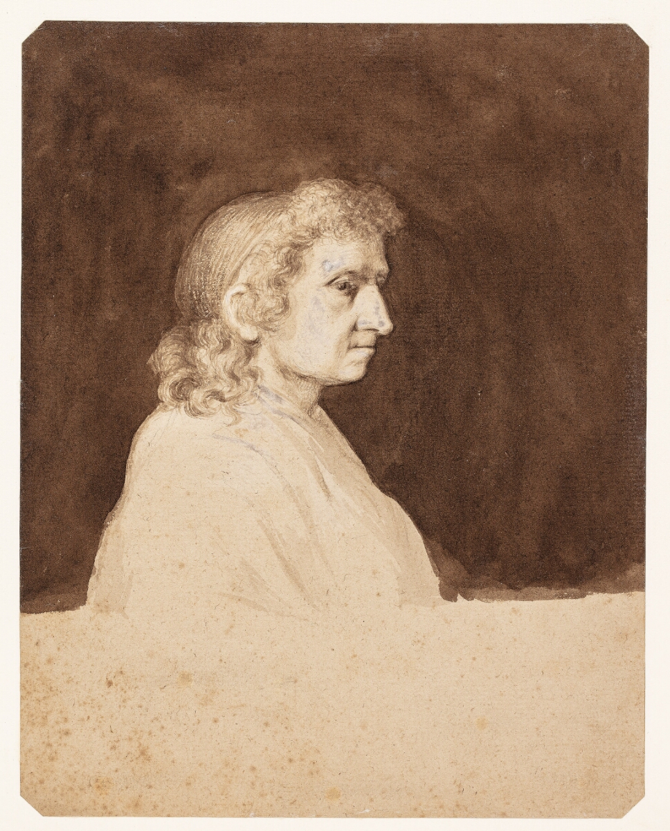 Portræt af en dame, profil mod højre — Cornelius Høyer