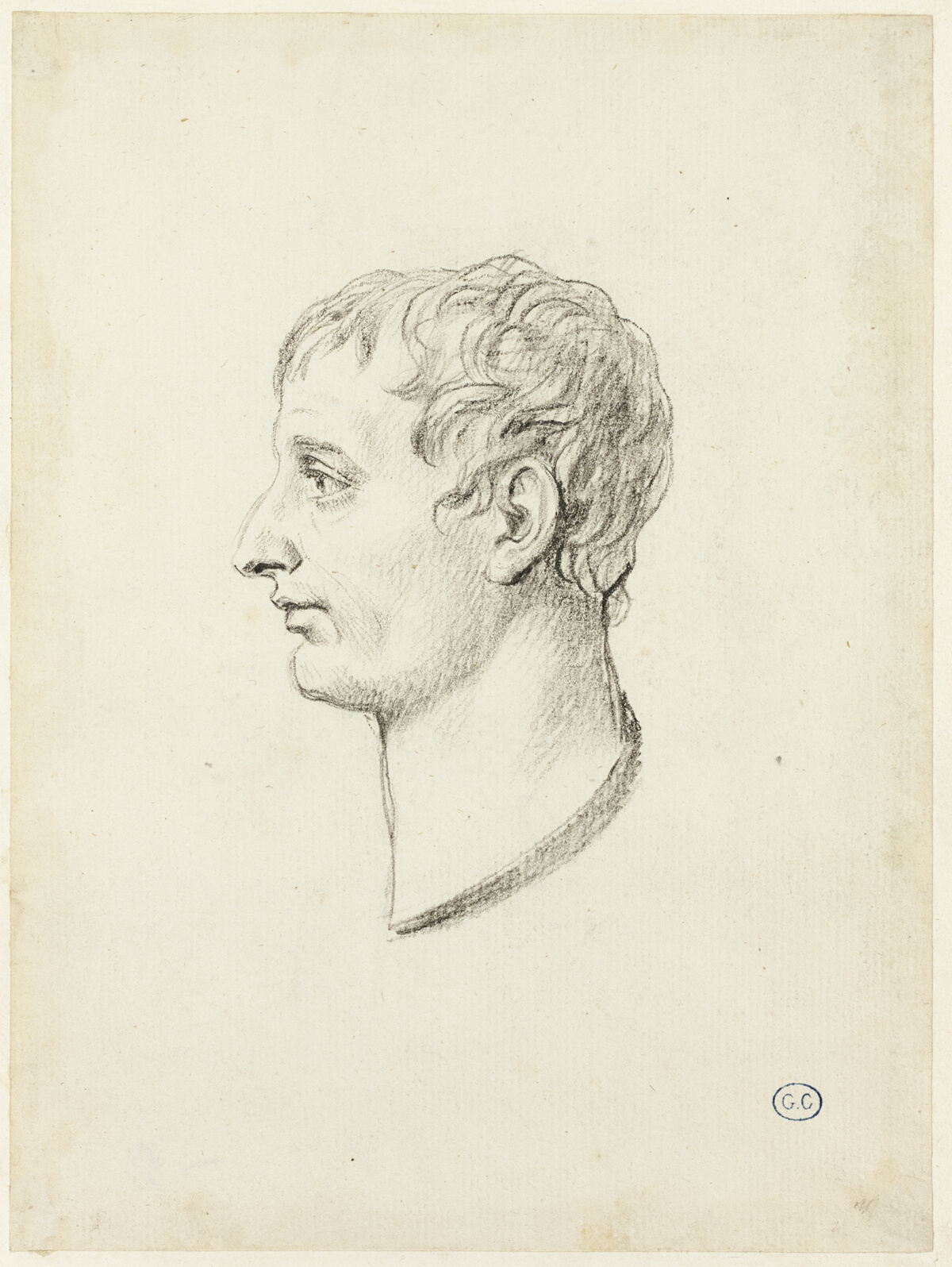 Profile of Napoleon — Jacques Louis David