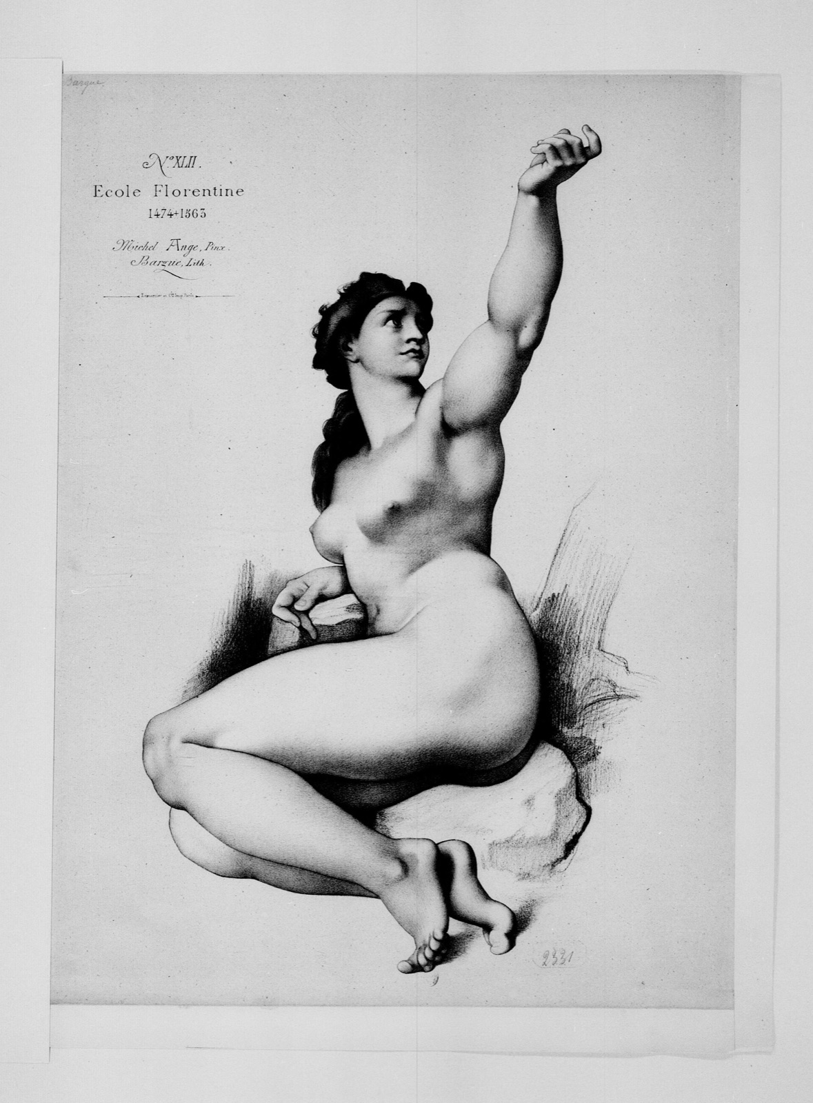 Cours de dessin - estampe - (Charles Bargue) ; (avec le concours de Jean-Léon Gérôme) — Charles Bargue
