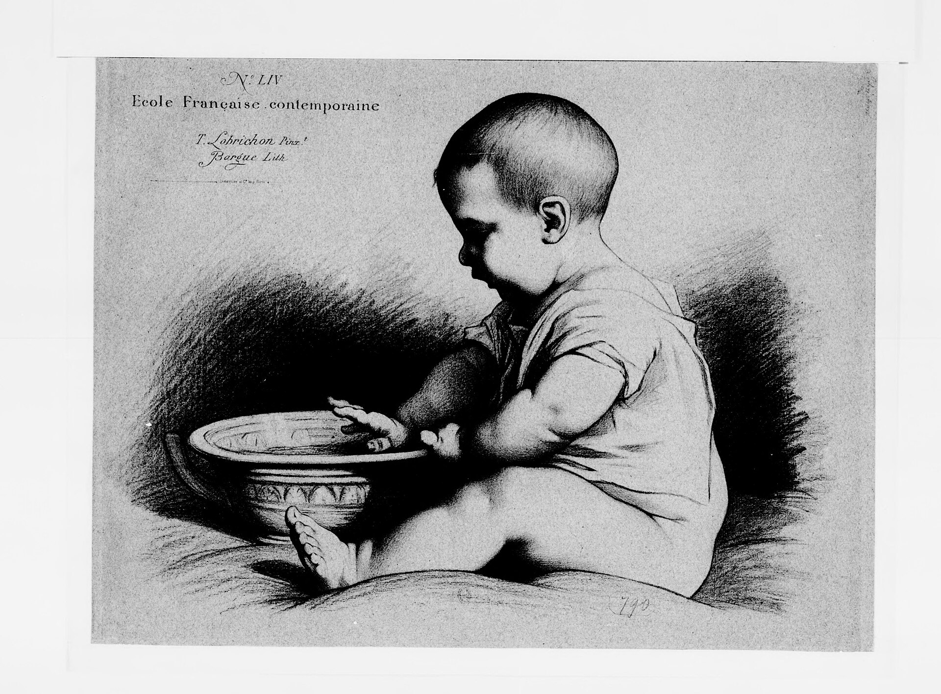 Cours de dessin - estampe - (Charles Bargue) ; (avec le concours de Jean-Léon Gérôme) — Charles Bargue