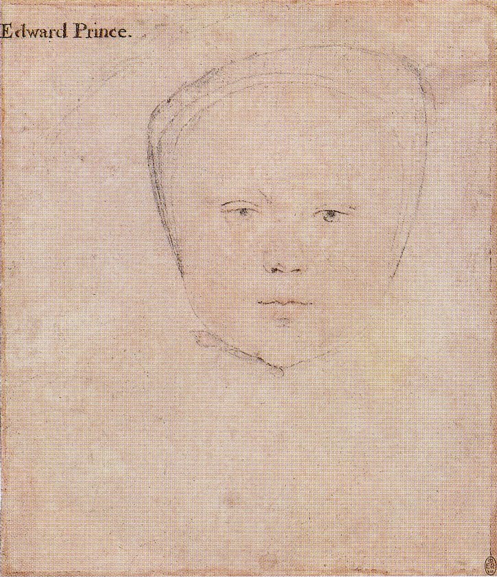 Prince Edward, drawing by Hans Holbein the Younger — Hans Holbein the Younger