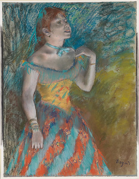 The Singer in Green — Edgar Degas