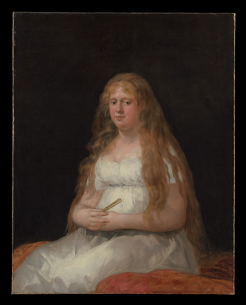 Josefa de Castilla Portugal y van Asbrock de Garcini (1775–about 1850) — Goya