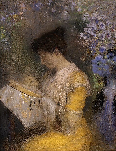 Madame Arthur Fontaine (Marie Escudier, 1865–1946) — Odilon Redon