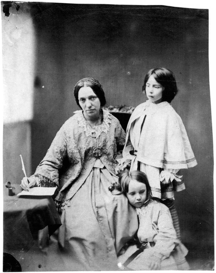 Julia Margaret Cameron and Her Sons Henry and Charles, about 1858, Unknown photographer — Julia Margaret Cameron