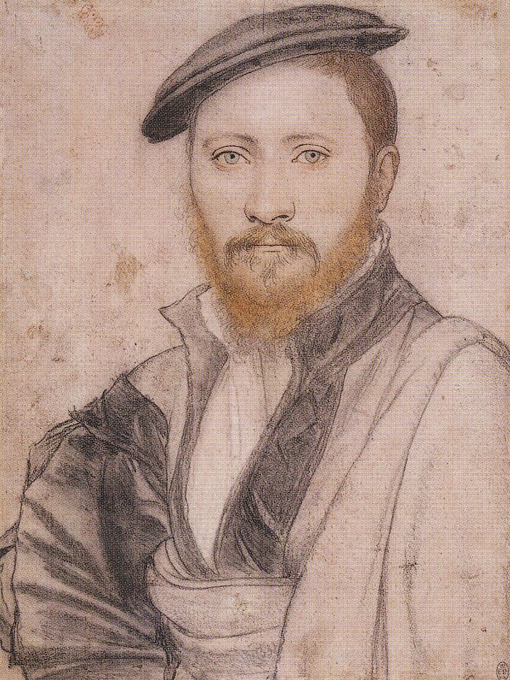 Unidentified Man, drawing by Hans Holbein the Younger — Hans Holbein the Younger