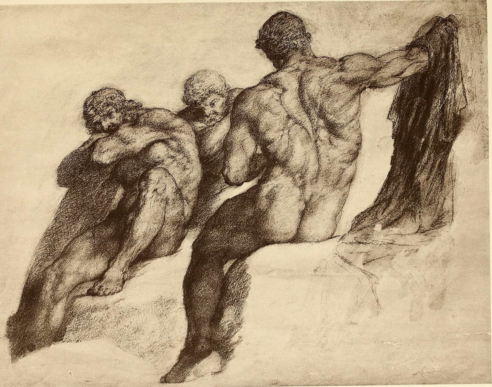Figures from Art Anatomy - Art life of William Rimmer — Internet Archive Book Images