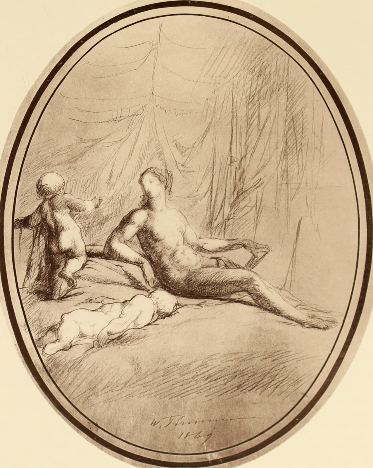 Venus and Cupid (Art life of William Rimmer) — Internet Archive Book Images