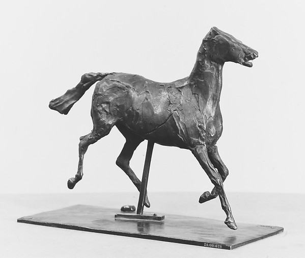 Horse Trotting, the Feet Not Touching the Ground — Edgar Degas