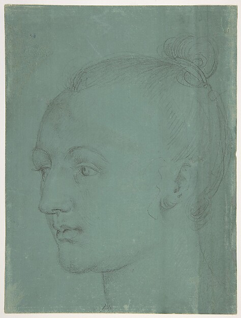 Head of a Young Woman — Albrecht Dürer