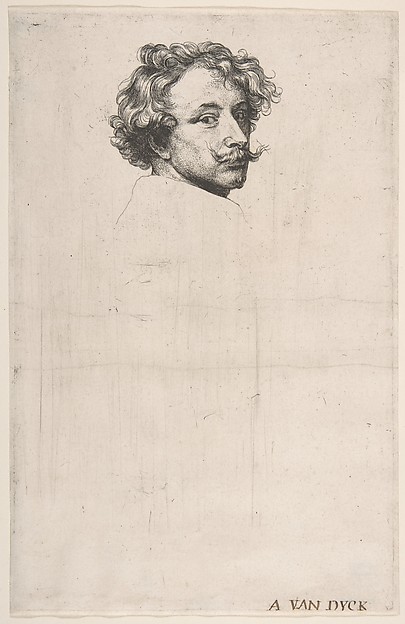 Self-Portrait, from "The Iconography" — Anthony van Dyck