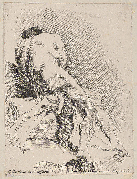Academic Study, seen from the back — Carlo Innocenzo Carloni