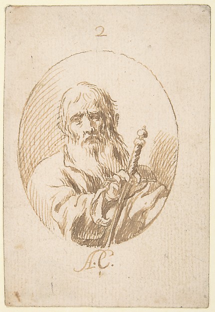 Half-length Figure of St Paul in an Oval — Antonio Castillo y Saavedra