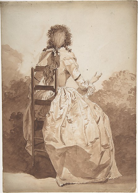 Seated Woman, Seen from Behind — Unknown artist