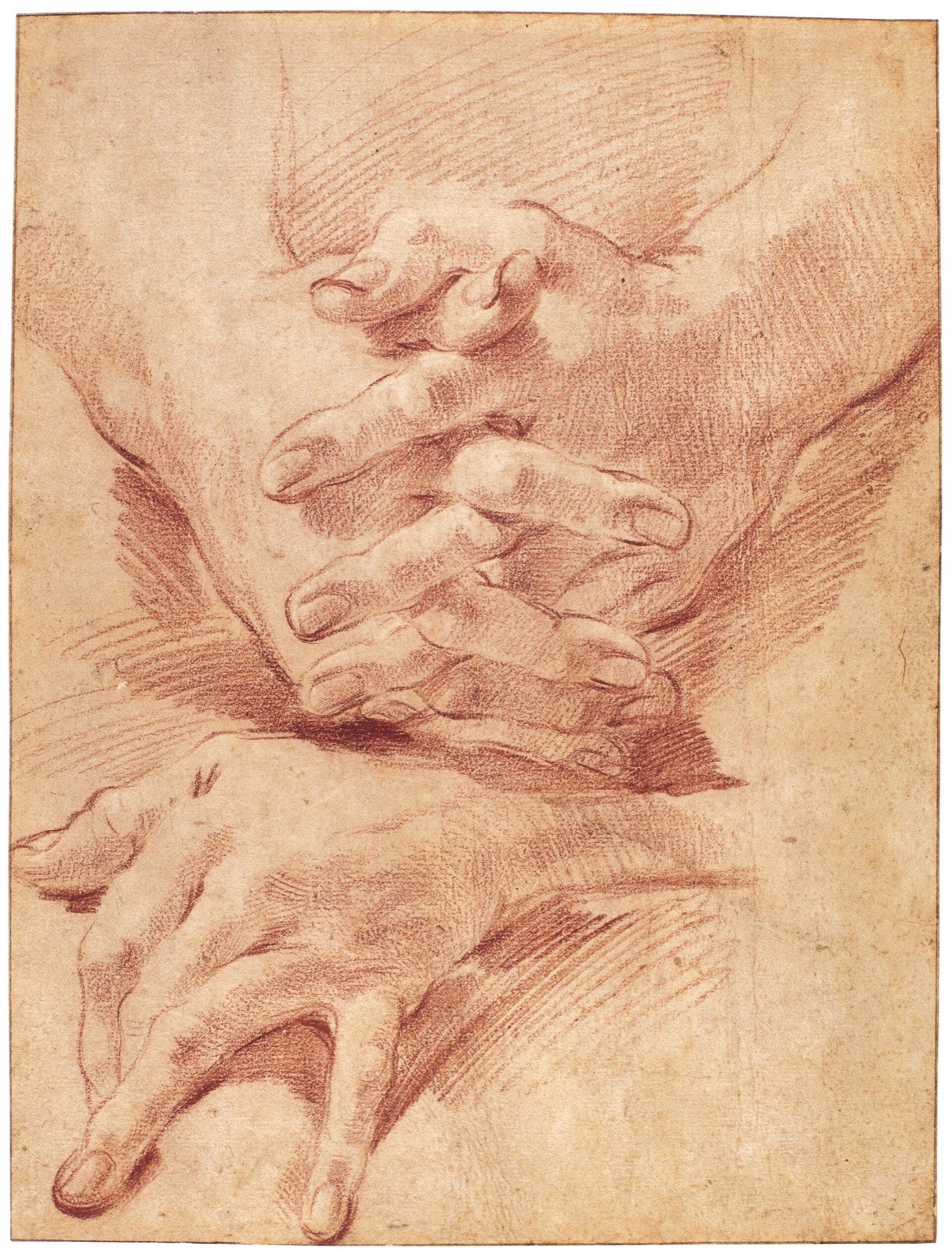 Gaetano Gandolfi - Studies of hands — Gaetano Gandolfi
