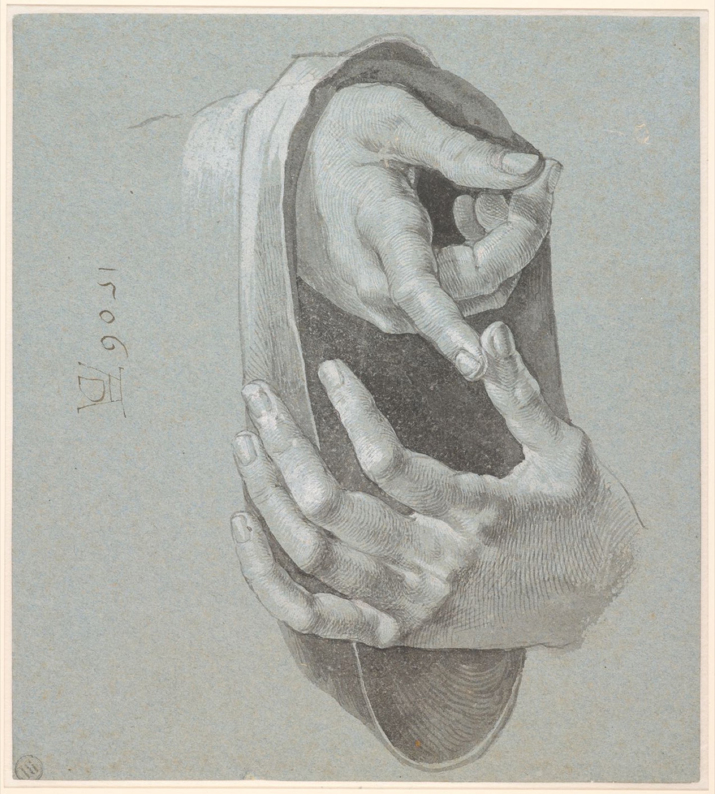 Albrecht Dürer- Die Hände des zwölfjährigen Jesus, 1506 — Albrecht Dürer