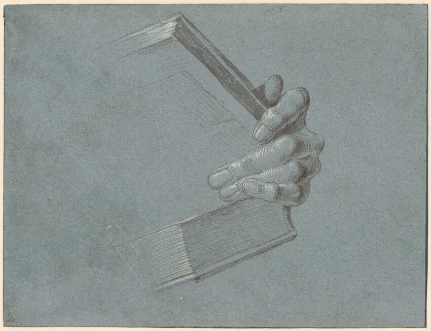 Dürer, Hand mit Buch, 1506, Albertina — Albrecht Dürer
