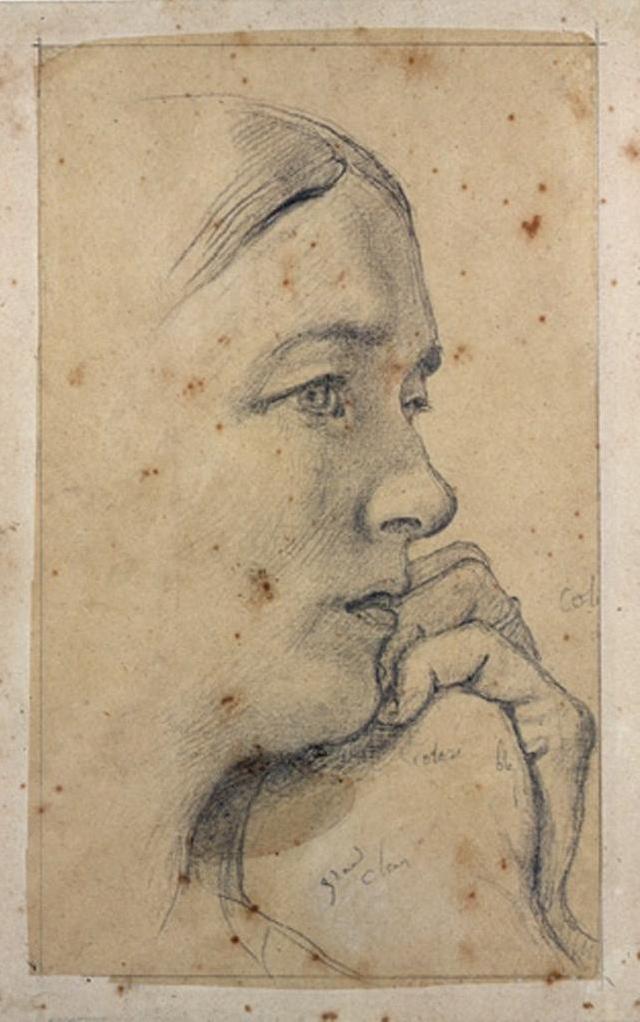 Ingres - MI.867.1950, La Pensive — Jean-Auguste-Dominique Ingres