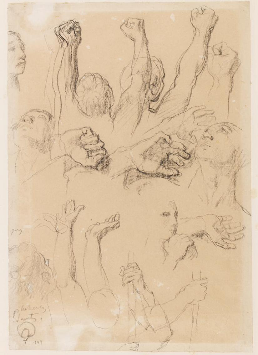 Ingres - MI.867.1968, La Pensive, le porte-enseigne — Jean-Auguste-Dominique Ingres